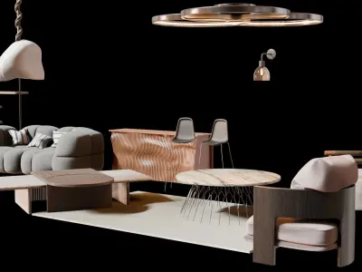 Design Pendant Light - Crafted 3D Model Ready for Your Vision 3D model