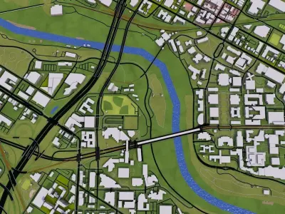 Minneapolis City 3D model