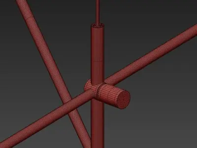 Mobile Chandelier 3D model purchase