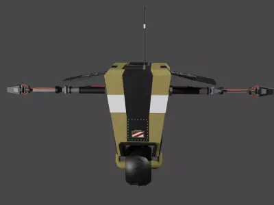 Claptrap Stylized Robot Model Low-poly 3D model