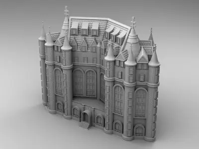 Great castle 3D print model