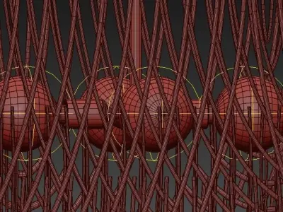 Ceremony Chandelier by Slamp 3D model