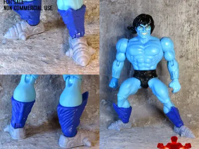  Motu Feet pack 4 New Adventures of He-man 3D print model