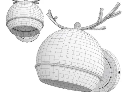 WENDY WALL Low-poly 3D model