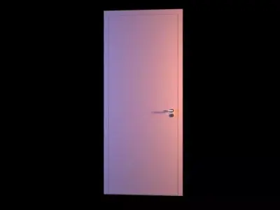 Interior  door OBJ  3Dmodel Free 3D model