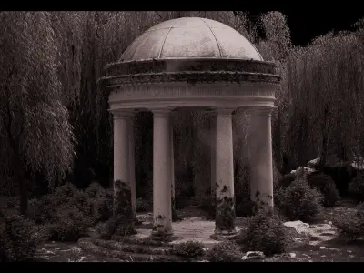 Temple of fame 3D model