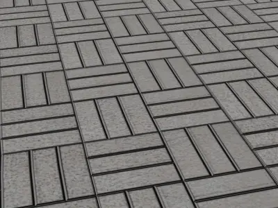 ConcreteSide2 Low-poly 3D model