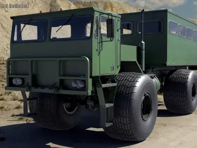  All-terrain Passenger Truck Rigged 