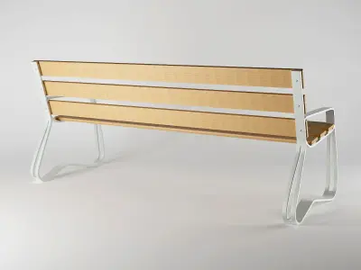 Bench 3D model