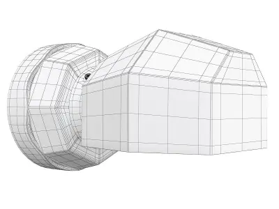 Norfolk Sconce Low-poly 3D model