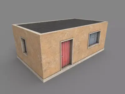 Favela Building 01 Low-poly 3D model