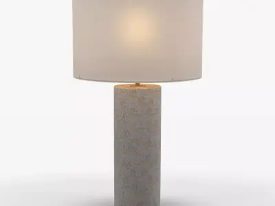 Uttermost Monolith Gray Table 3D model