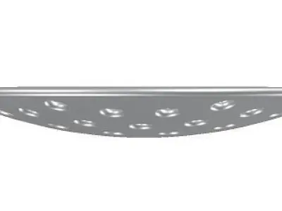 Steel Bathroom Strainer 3D model