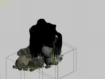 Explore the mountains - Rocks 05 3D model