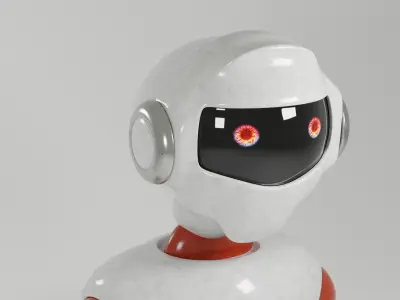 Random Dynamics Humanoid Robot 3D Model Low-poly 3D model