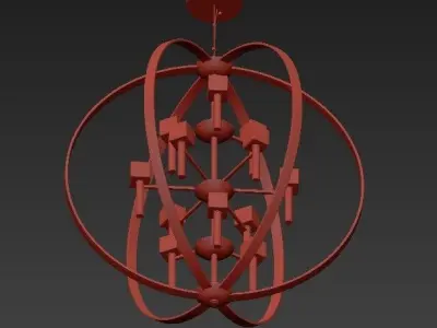Mondo Chandelier 3D model