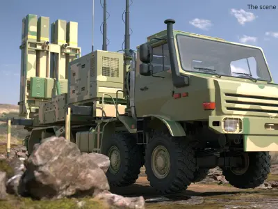  SAM Vehicle Combat Ready Green Camo 