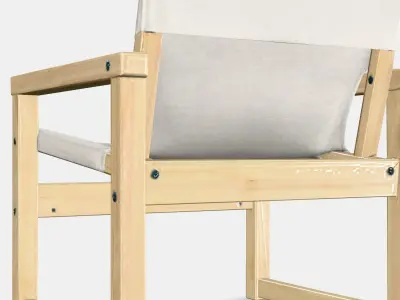 SJALSO Armchair Low-poly 3D model