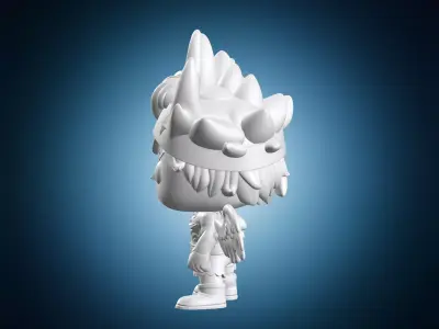 Clover Asta Anime Figure Miniature 3D print model