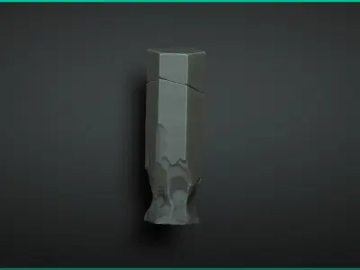 Stylized Rocks - Over 40 Insert mesh Zbrush 3D model