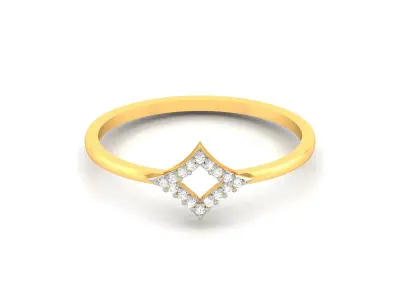 Diamond Ring For Women 3d Print Model 3D print model 26