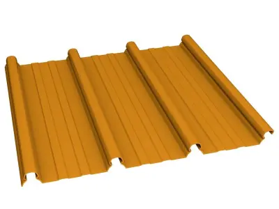 Metal Roof Sheet 3D model