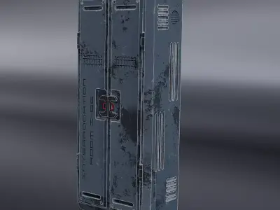 Sci Fi Locker 3D model