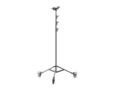 Stands - Wheels - Operating Poles Module Black 3D model