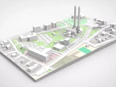 Basilica of St Anthony Rybnik Poland 3D model