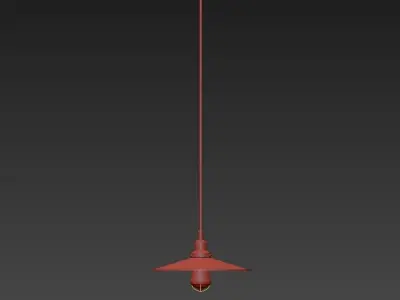 Loft Cone Pendant 30 3D model