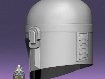 Mandalorian Praetor Helmet 3d digital download 3D print model