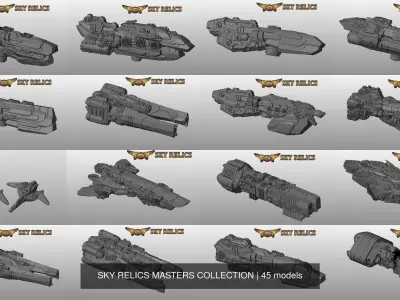 SKY RELICS MASTERS COLLECTION 3D Model Pack