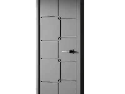 GK 663 Interior Door 23 3D model