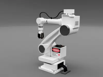 Industrial Robot 3D model