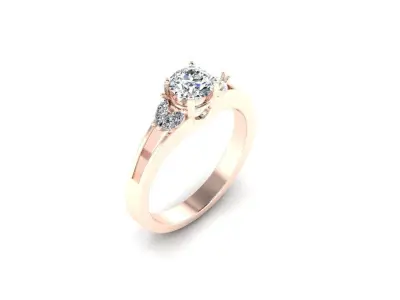Diamond Jewelry Engagment Ring  3D print model purchase