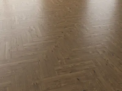 Parquet Oak Estate NEW Brushed set 2 3D model