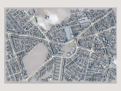 Brasov City Romania 3D model