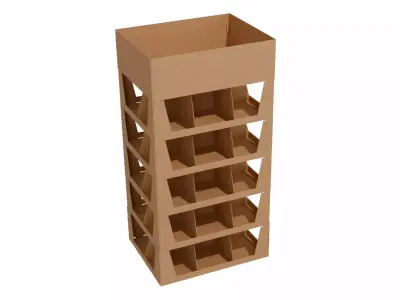 Point of Sale Cardboard Display Stand Texture