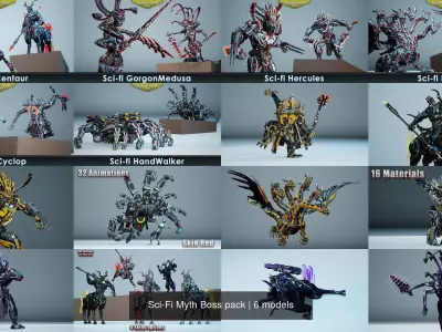 Sci-Fi Myth Boss pack