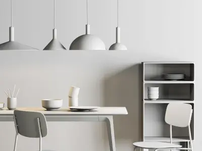 Dining Room Interior  317 3D model