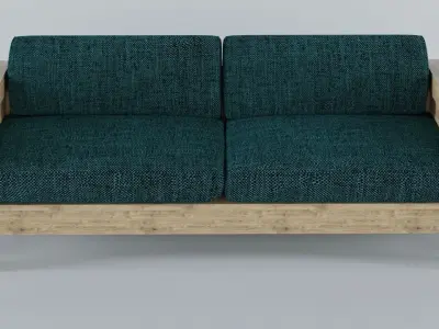 Sofa Velvet Amal  3D model