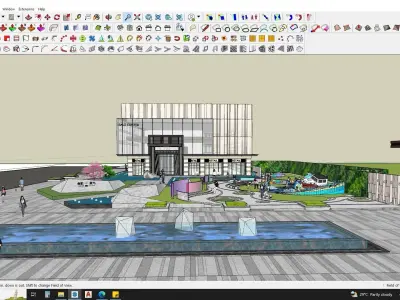 office building 3d model sketchup 3D model