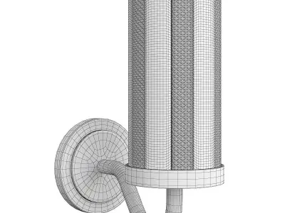 Vienna Sconce Low-poly 3D model