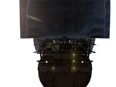 HMS Victory with full interior 3D model
