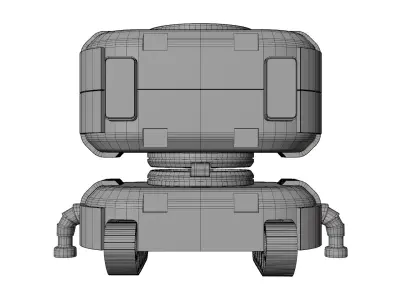 Robot 2 Low-poly 3D model