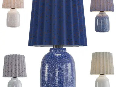 Mini Printed Ceramic Base Table Lamp Room Essentials 3D model