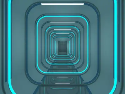 Sci Fi Tunnel  3D model order