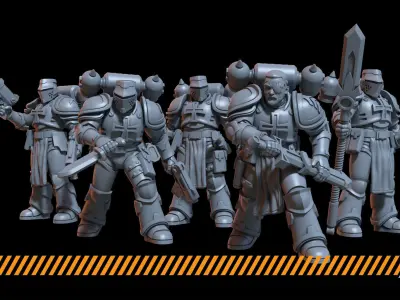 Templars 3D print model