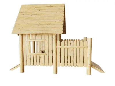 Terrace house 3D model