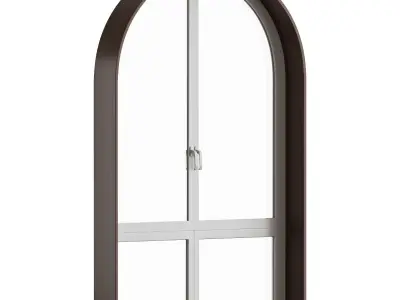 Modern Arched Windows Set 3D model